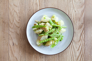 Potato and Snap Pea Salad