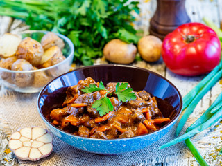 beef stew in wine sauce