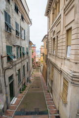 高台から望むジェノバ