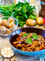 beef stew in wine sauce