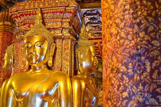 buddha in wat phumin,nan,thailand