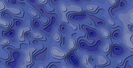 Blue purple lilac violet paper cut 4k design background desktop wallpapers 