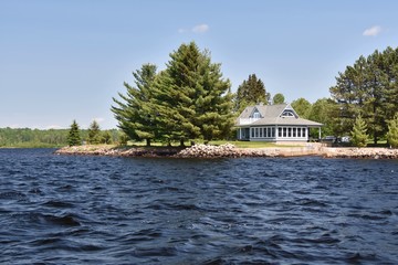 Partie du réservoir Taureau, Québec, Canada
