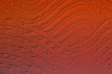 red dirty wavy plaster on wall texture - beautiful abstract photo background