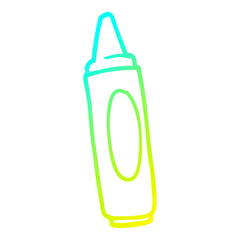 cold gradient line drawing cartoon coloring crayon
