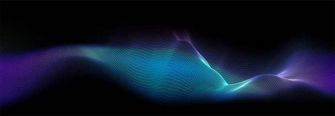 Music background. Sound waves equalizer vector concept.