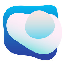 Abstract gradient colored pattern background. Fluid elements for design birthday party card, shop sale advertising, summer rest poster, night club t shirt, bag print etc.