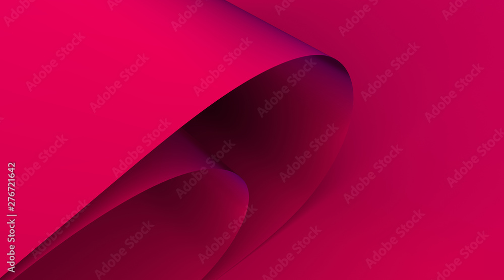 Poster abstract colored background from folded pages.3d rendering