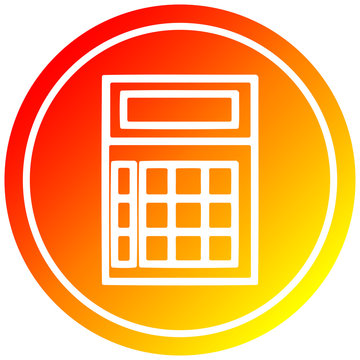 recommend clip art: math calculator circular in hot gradient spectrum