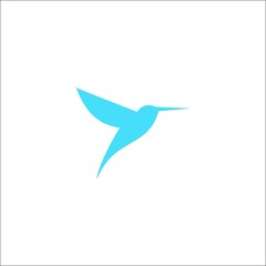 Naklejka premium Simple vector bird logo design