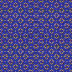 Geometric starry pattern