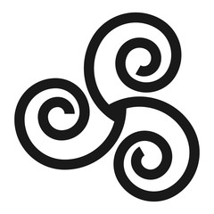 Triskelion symbol icon