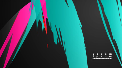 Colorful geometric backgrounds. Simple form composition. Eps10 vector template