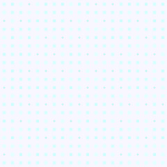 Cyan polka dot pattern. Seamless vector