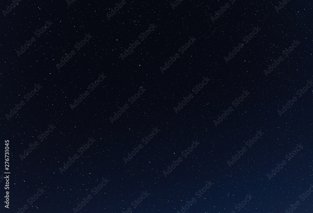 Wall mural a lot of stars in the night sky