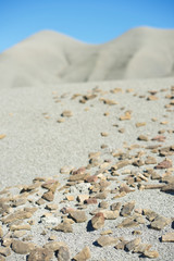 Arid landscape view