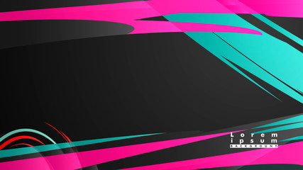 Colorful geometric backgrounds. Simple form composition. Eps10 vector template