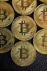 Bitcoins concept view