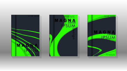 Abstract cover with liquid elements. book design concept. Futuristic business layout. Digital poster template. Design Vector - eps10