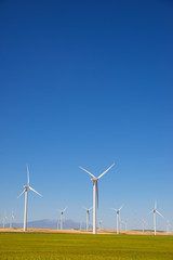 Fototapeta premium Wind energy concept