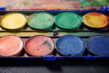 Watercolorist tools view