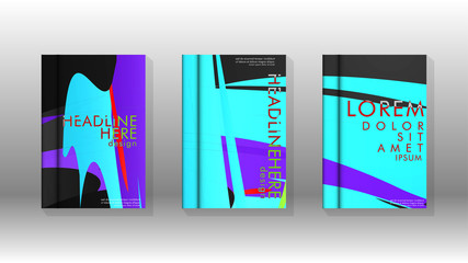 Cover book with a geometric design background.