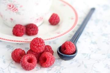 Ripe raspberry 