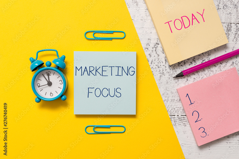 Poster handwriting text writing marketing focus. conceptual photo understanding your customers and thier ne