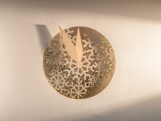 snowflakes drive time, new year