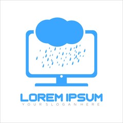 elegant computer logo design