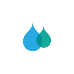 water drop Logo Template vector illustration design