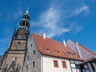 Obraz premium Dom mit Priesterhäuser in Zwickau