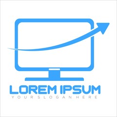 elegant computer logo design