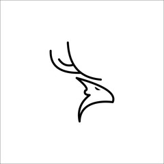 deer vector logo