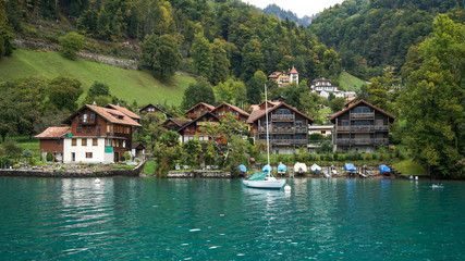 Fototapeta na wymiar Thun Lake, Switzerland