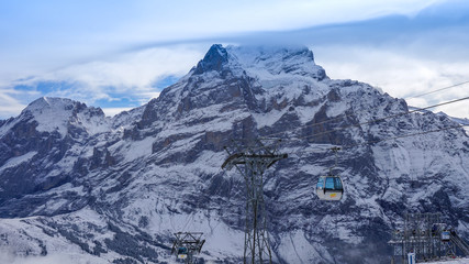 Cable in Grindelwald Switzerland