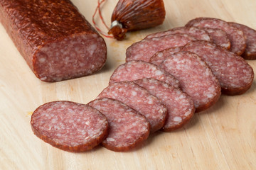  Polish wyborne salami in slices