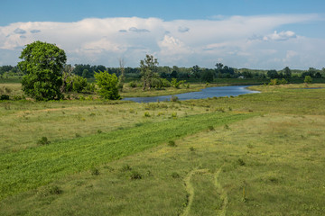 Bzura river near Kamion, Masovia, Poland