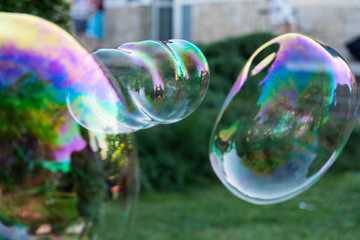 giant soap bubble