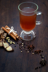Ginger tea is herbal beverage made from ginger, lemongrass, clove, some herbs and others . It is a traditional herbal medicine in East Asia, Indian subcontinent, Southeast Asia & the Middle East. 