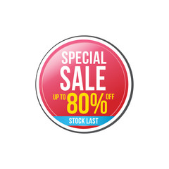 Sale and special offer tag, price tags, Sales Label, Vector illustration.