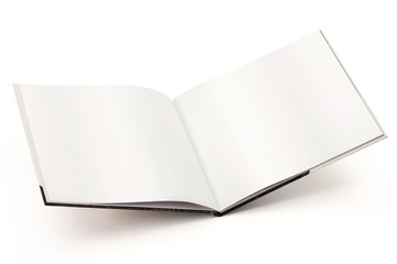 open blank book - cilipping path