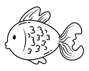 Fish cartoon design vector illustrator