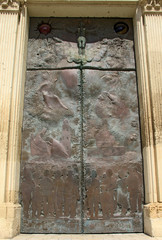 porte martelée