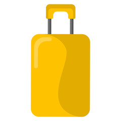 Isolated travel bag image on a white background - Vector