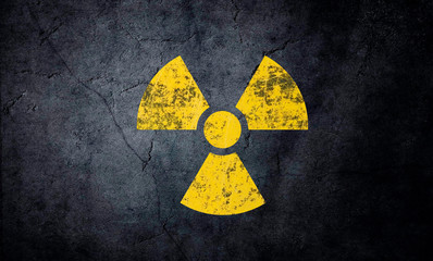 radiation hazard sign - obrazy, fototapety, plakaty