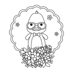 Duck cartoon design vector illustrator