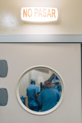 Surgeons in operating room