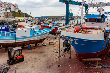 Fishing boat maintenance area - 1