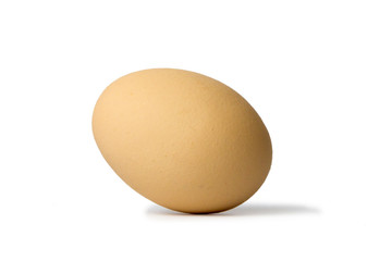 Chicken eggs isolated on background